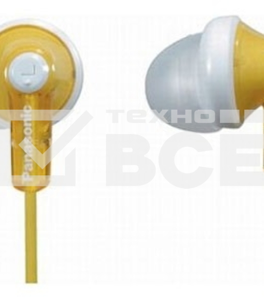 Наушники Panasonic RP-HJE118GUY желтый 1.1м
