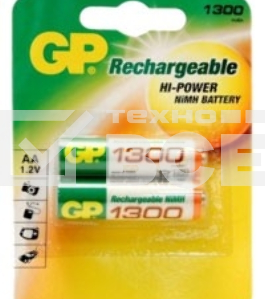 Аккумулятор GP 130AAHC AA 1300mAh (2шт)