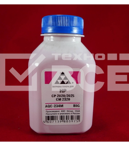 Тонер HP CP2020/2025/CM2320 Magenta, (фл.80г.) AQC фас. Россия