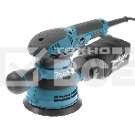Шлифовальные машины Makita BO5041K ЭШМ, 300Вт,ф125мм,4000-12000об\м,ампл-2.8мм,1.4кг,чем,п\сборник,доп.рукоятка, фото 1