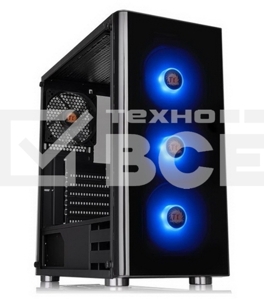 Компьютерный корпус V200 TG RGB CA-1K8-00M1WN-01 Black/Win/SPCC/Tempered Glass*1/120mm RGB Fans*3 + 120mm Standard Fan*1/MB Sync