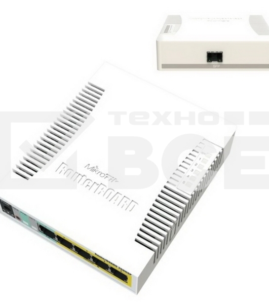 Сетевой коммутатор MikroTik RB260GSP RouterBOARD 260GSP with indoor case and power supply