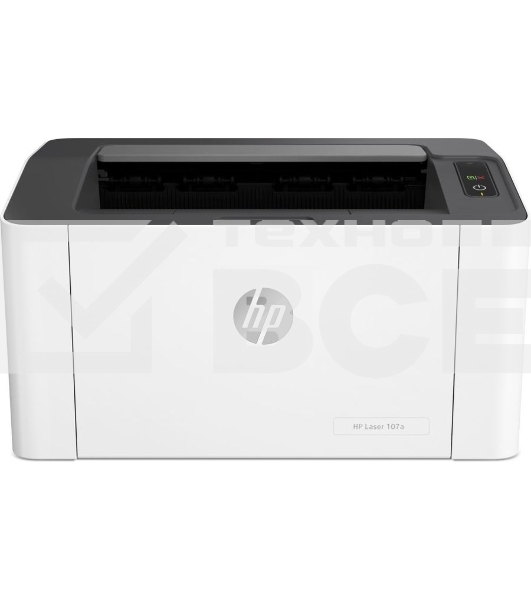Принтер лазерный HP LaserJet Pro 107a RU (4ZB77A), A4, ч/б, печ. 20 стр/мин, 1200х1200 dpi, USB