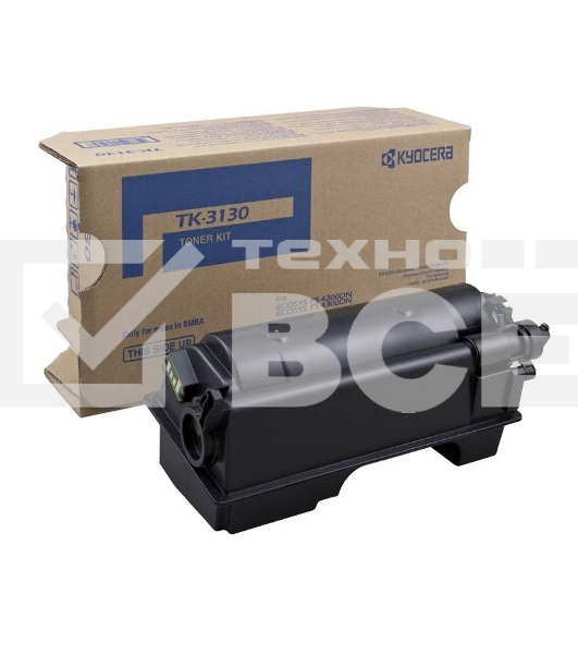 Картридж лазерный Kyocera TK-3130 (1T02LV0NL0) черный для FS-4200DN/4300DN, M3550idn/M3560idn 25000 стр