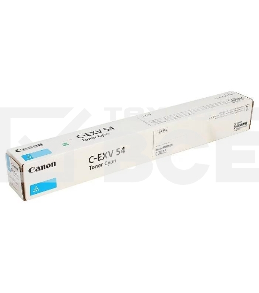 Картридж лазерный Canon C-EXV54C (1395C002) голубой (8 500) для Canon imageRUNNER C3226i/C3025i/C3025/C3125