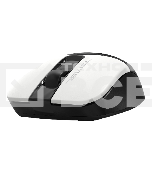 Мышь беспроводная A4Tech Fstyler FG12 белый/черный, 1200 dpi, радиоканал, USB, кнопки - 3