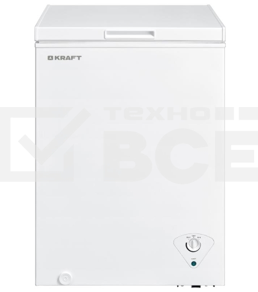Морозильный ларь Kraft BD(W)-102QX, белый, 105л