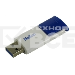 Флеш диск Netac U182 Blue 256Gb <NT03U182N-256G-30BL>, USB3.0, сдвижной корпус, пластиковая бело-синяя, фото7