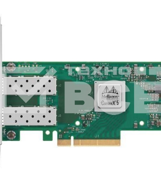 Сетевая карта ConnectX®-5 EN network interface card, 25GbE dual-port SFP28, PCIe3.0 x8, tall bracket, ROHS R6
