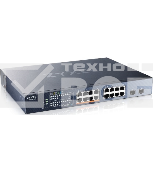 Коммутатор Zyxel NebulaFlex XMG1915-18EP-EU0101F 16x2.5Гбит/с 2SFP+ 8PoE++ 180W управляемый