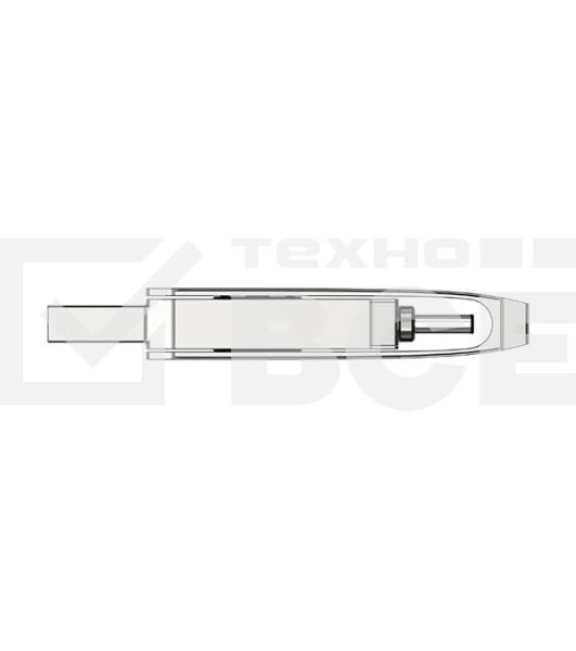 Флеш диск Netac U782C, 256ГБ, USB3.0, серебристый