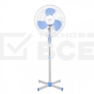 Вентилятор напольный Blackton Bt F1111 White-Blue (2в1 ч/б коробка + 1 ч/б коробка) (выписывать кратно 2)