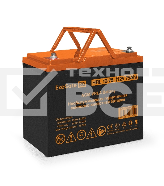 Комплект Источник бесперебойного питания EX296002RUS + батарея 75Aч EX285653RUS 2шт (инвертор, синус, для котла, настенный) ExeGate FineSine SX-2500.LCD.AVR.2SH <2500VA/1800W, чистая синусоида, цветной LCD-дисплей, AVR, 2*Schuko, линейно-интерактивный, кр