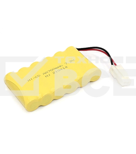 Аккумулятор Ni-Cd 7.2V 700 mAh AA Flatpack разъем 5559