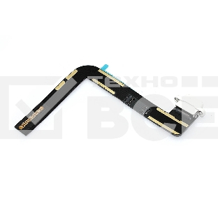 Шлейф c разъемом зарядки для Apple iPad 7 2019, iPad 8 2020 белый