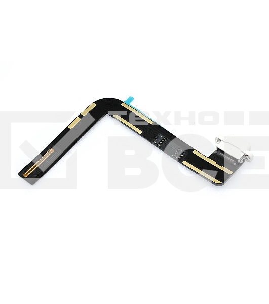 Шлейф c разъемом зарядки для Apple iPad 7 2019, iPad 8 2020 белый
