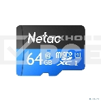 Флеш карта microSDHC 64GB Netac P500 <NT02P500STN-064G-S> (без SD адаптера) 80MB/s, фото2