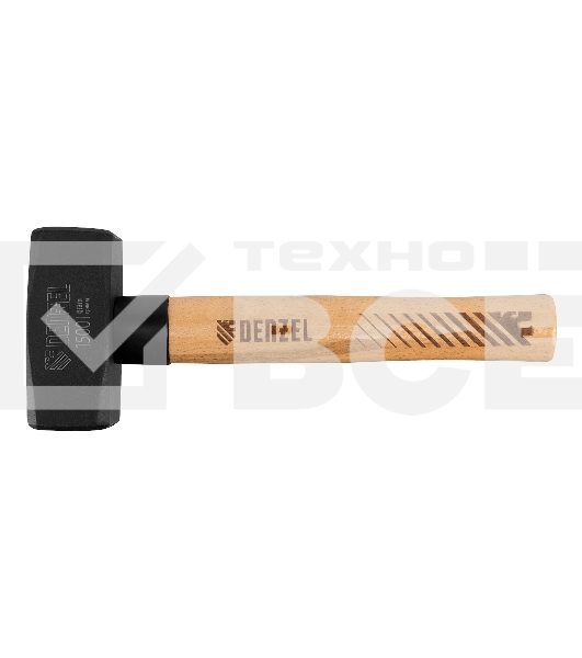 Кувалда Denzel 1500 г, кованая головка, буковая рукоятка