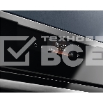 Духовой шкаф Electrolux с паром SteamCrisp, основной цвет - нержавеющая сталь, сенсорное управление, цветной ЖК-дисплей, электронное регулирование времени и температуры, будильник, таймер отключения, отложенный старт, хромированные направляющие из нержавеющей стали Easy Entry , телескопические направляющие FlexiRunners (1 ур) с изменением высоты установки, 3 стекла, пиролитическая очистка, термощуп, плавное закрытие дверцы SoftClosing, Италия, фото3