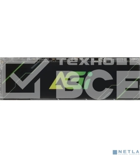 Накопитель SSD AGI AGI1T0G43AI818, 1Tb, PCIe 4.0 x4, M.2 2280, NVMe, R/W 4700/2800