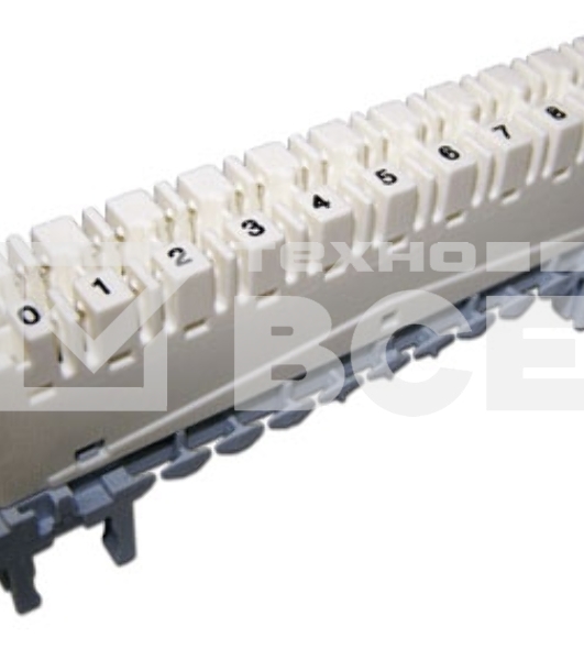 Плинт размыкаемый LSA Profil, Eco, 10 пар, маркировка от 0 до 9