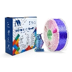 Филамент NVPrint Silk PLA+ Blue/Green/Purple для 3D печати диаметр 1.75мм длина 330 метров масса 1 кг, фото 1