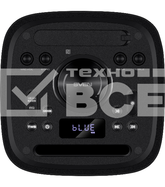 Колонка порт. Sven АС PS-930 черный 150W 1.0 BT/3.5Jack 7200mAh (SV-022402)