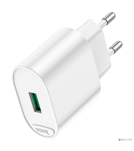 HOCO C109A/ Сетевое ЗУ/ 1 USB/ Выход: 10.5W/ White