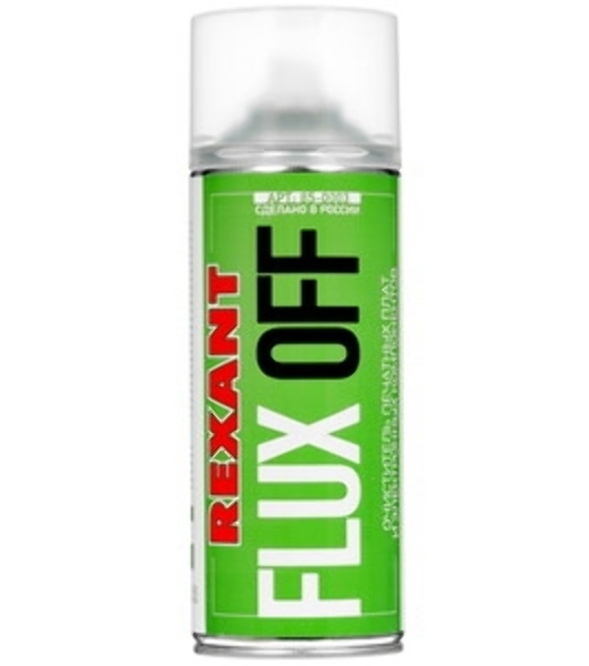 Очиститель печатных плат FLUX OFF, Rexant, 400 мл, аэрозоль