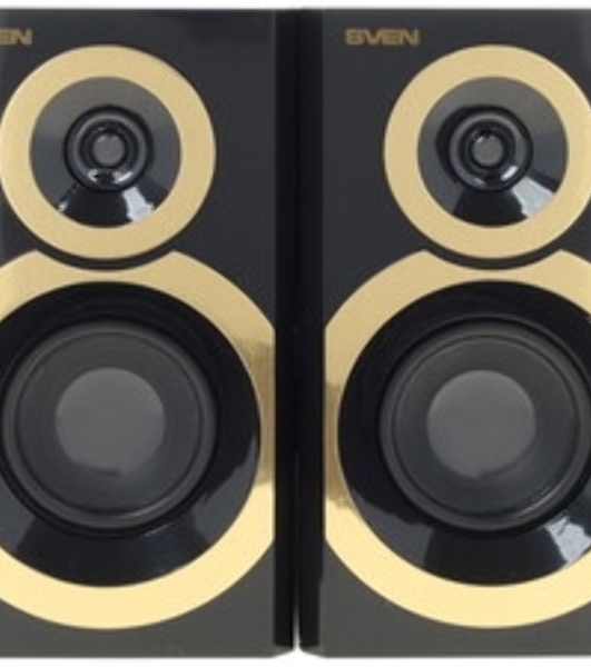 Акустическая система SVEN SPS-619 GOLD акустическая система 2.0, мощность 2х10 Вт(RMS)