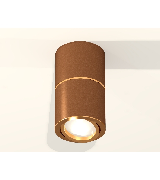 Светильник Ambrella Light XS7404060 SCF/PYG кофе песок/золото желтое полированное MR16 GU5.3 (C7404, A2072, C7404, N7004)