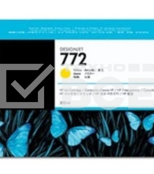 Картридж струйный HP №772 CN630A желтый для HP DJ Z5200 (300мл)
