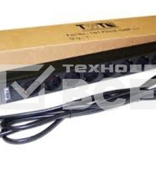 Управляемый блок распределения питания Lanmaster TWT-PDU19-16A9P-3.0 верт.размещ. 8xC13C13 базовые 10A C14