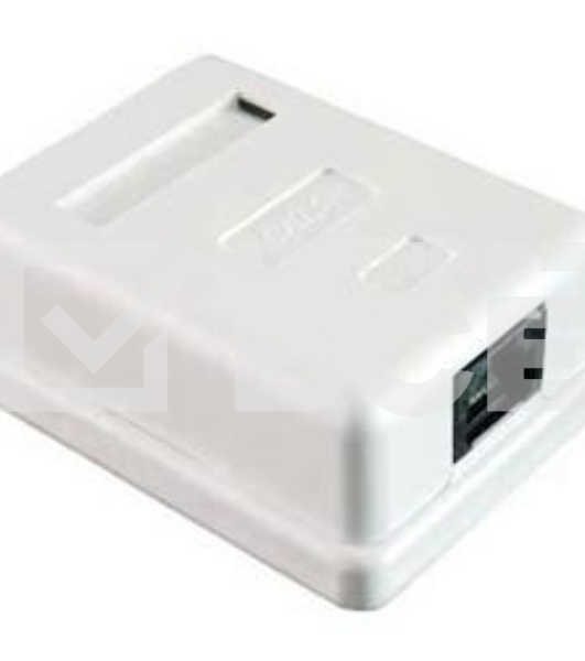 Розетка GEMBIRD NA212 RJ-45 кат.5e внешняя 1 порт, 110&Krone