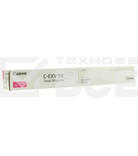 Картридж лазерный Canon C-EXV54M 1396C002 пурпурный (8 500 стр.) для Canon imageRUNNER C3226i/C3025i/C3025/C3125i