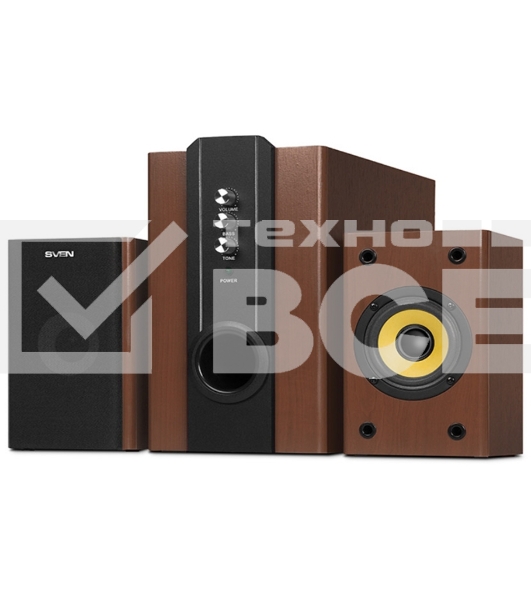 Колонки Sven SPS-820 2.1 коричневый 38Вт