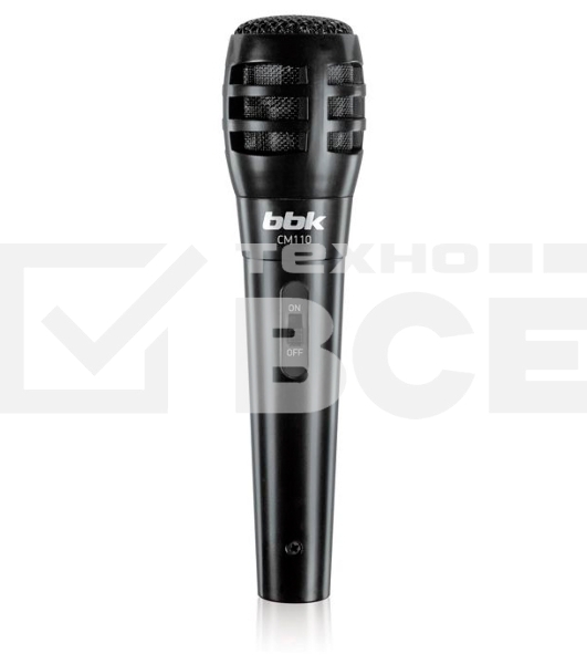 Микрофон BBK CM110 черный 2.5м