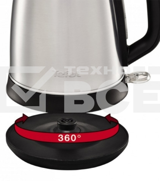 Чайник электрический Tefal KI270D30 1.7л. 2400Вт серебристый (корпус: металл)