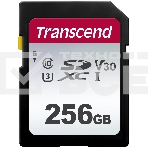 Флеш карта SD 256GB Transcend SDXC Class 10 UHS-I U3, V30, TLC, Silver, фото2