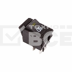 Выключатель клавишный 12V 35А (4с) ON-OFF с желтой LED подсветкой Rexant, фото 1