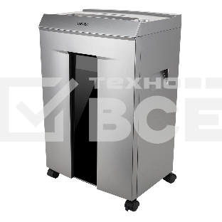 Шредер Deli 9958 серебристый с автоподачей (секр.P-4)/фрагменты/10лист./20лтр./скрепки/скобы