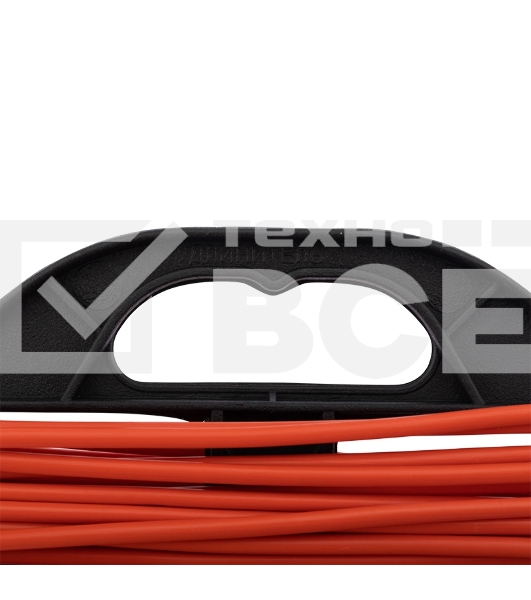 Удлинитель-шнур на рамке PROconnect ПВС 2х0.75, 20 м, б/з, 6 А, 1300 Вт, IP20, оранжевый