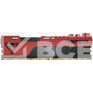 Оперативная память Patriot Viper Elite II, DDR4, 16GB (1x16 GB), 2666 MHz, CL16, радиатор, красный