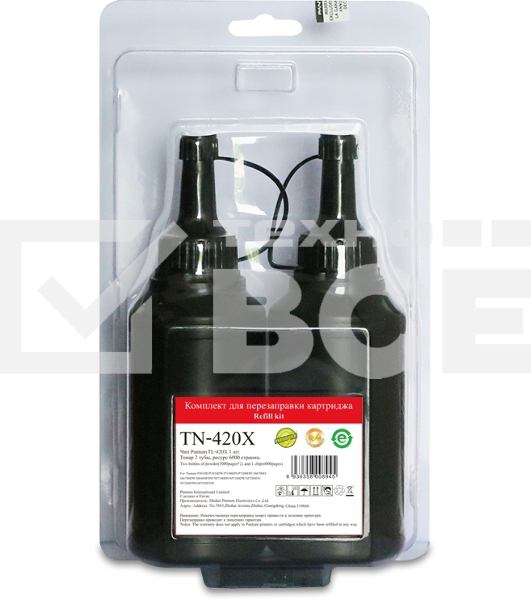 Заправочный комплект Pantum TN-420X, (чип + 2 тонера на 3000 стр.),для P3010/P3010/P3020/P3300/M6700/M6800/M7100/M7200/M7300 6k