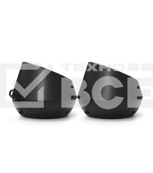 Акустическая система 2.0 ExeGate EX287060RUS Disco 130 (питание USB, 2х3Вт (6 Вт RMS), 100-20000Гц, черный/оранжевый)