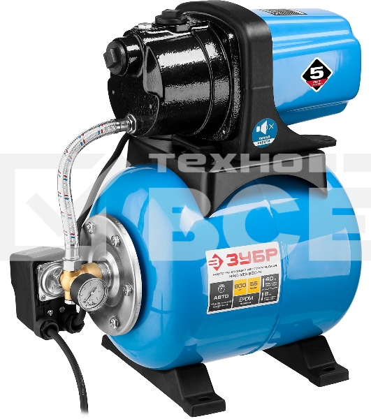 Станция насосная ЗУБР НАС-М3-800-Ч  800Вт 3300л/ч 35С чистая вода