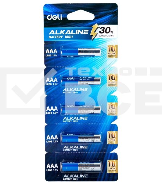 Батарея Deli E18511 AAA блистер