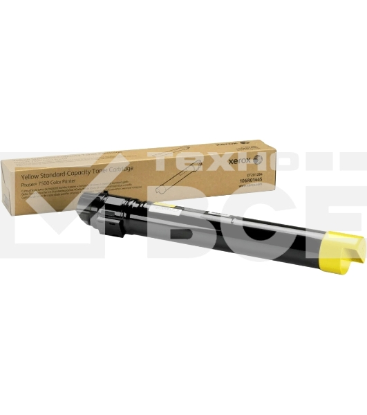 Картридж лазерный XEROX 106R01445 желтый для Phaser 7500 (17800 стр.)(Channels)