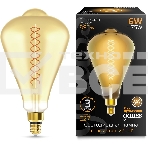 Лампа светодиодная Filament ST164 6W 890lm 2700К Е27 golden straight LED, фото2