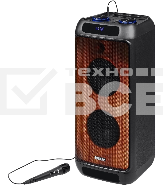 Колонка порт. BBK BTA7030 черный 40W 2.0 BT (BTA7030 (B))